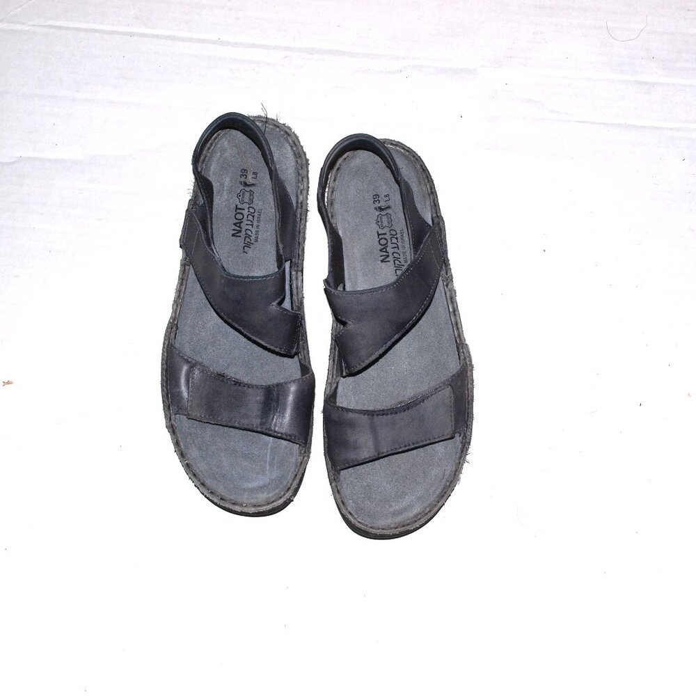 Noat Gray Strappy Sandals Women Size 8.5  (European 38)